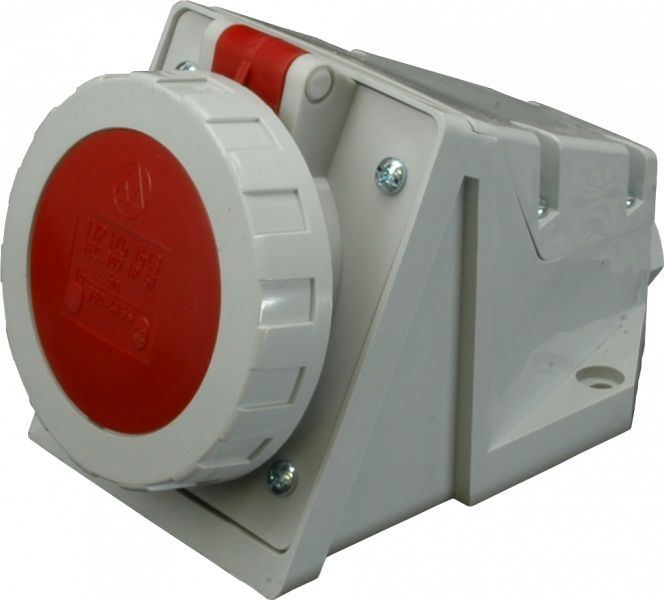 Priza industriala  16A/5P 400V, IP67, aparenta, IZG 1653